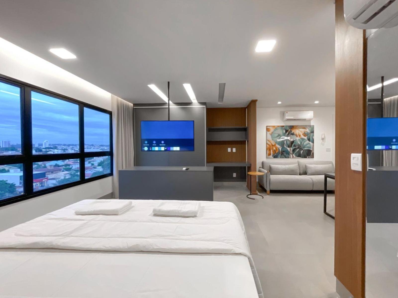 Flat Moderno E Amplo Ao Lado Do Shopping Cg Apartment Campo Grande (Mato Grosso do Sul)