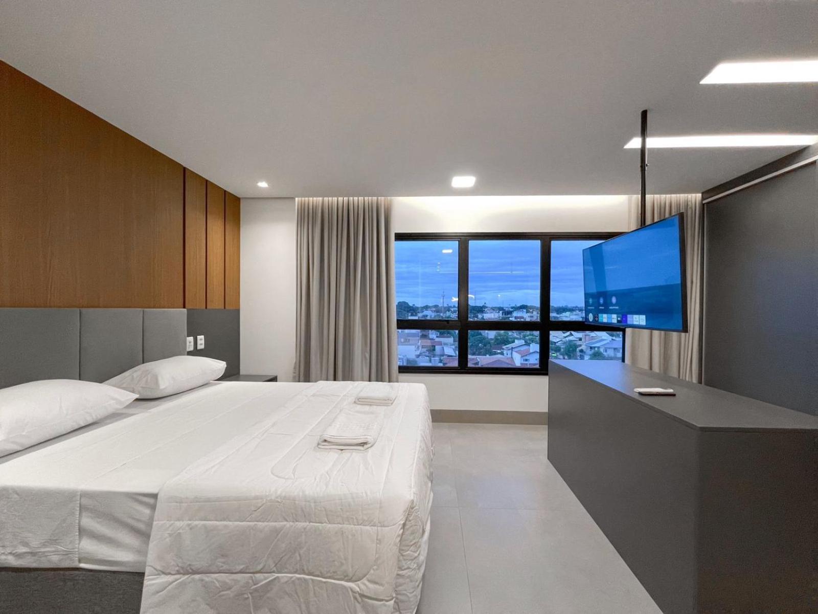 Flat Moderno E Amplo Ao Lado Do Shopping Cg Apartamento *